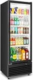 SUDEHO Full Size Refrigerator with Freezer with Large Capcity for File Milk Drink Storage with Stick