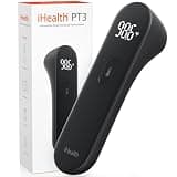 iHealth No-Touch Forehead Thermometer for Adults, Babies, Kids PT3 Black