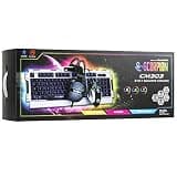 SVES Electronics Marvo CM303 Scorpion 3-in-1 Backlit Gaming Combo - Includes: Full Size Keyboard, Mouse & Headset