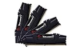 G.SKILL RipjawsV Series DDR4 RAM (XMP) 128GB (4x32GB) 3600MT/s CL18-22-22-42 1.35V Intel AMD Desktop Computer Memory U-DIMM - Black (F4-3600C18Q-128GVK)