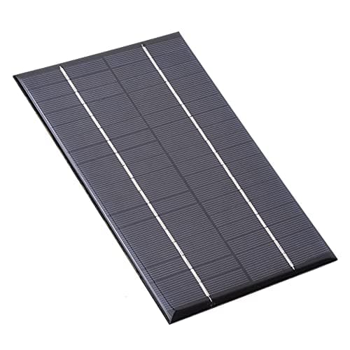 Polycrystalline Silicon Solar Panel, 18V 4.2W Lightweight High Conversion Power Board - Tempered Glass, Freeze, Ideal for Small Power Appliances