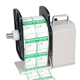 QUGURLID Automatic Label Rewinding Machine w/3 Core Types,Dual Direction Rewinding,Automatic Synchronization,Operation for Logistics and Industrial Use