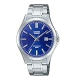 Casio MTS-115D-2A1V Sapphire Blue Dial Stainless Steel Watch
