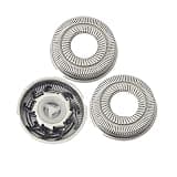 A25M 9 PCS Electric Razor Blade Compatible For Flyco FR6 Shaving Shaver Head Replacement Accessories Double Ring