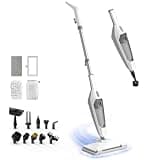 SENMO Steam Mop, 14-in-1 Detachable Steam Cleaner for Home and Floor, 1300W 228°F Deep Cleaning MultiPurpose Floor Steamer with 14 Attachments for Hardwood Floors, Tile, Grout, Furniture, Carpet, Wall