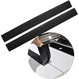 Mofason Stove Counter Gap Cover, 2 Pack Kitchen Silicone Oven Gap Filler – 25 Inches Countertop Strips Gap Guard, Easy to Clean (Black)