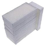 GENTERUN 6PCS Sponge Filter 4PCS Side Brush Robot Vacuum Cleaner Parts ，Compatible for Ilife， V55 V50 V5 V5s V3 V3s Pro X5 Dust Collection(10 hepa Filter)