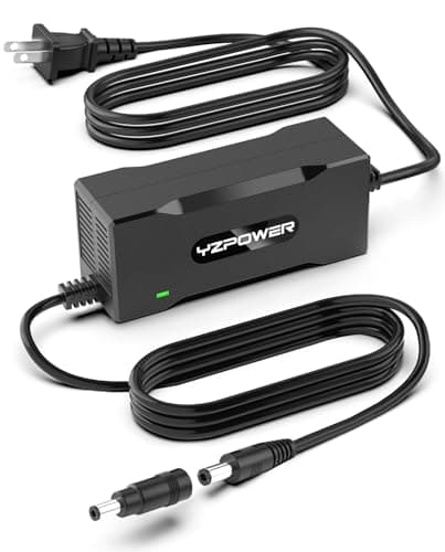 YZPOWER 54.6V 2A Charger for 48V E‑Bike Battery, DC 5.5x2.1/5.5x2.5mm Plug (Male), Compatible with Lectric XP 3.0, RadRunner, Engwe M20, Aventon Pace 500, Gotrax, Ecotric, Hiboy
