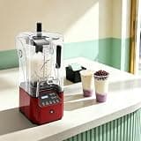 Smoothie Countertop Blender, 2200W Commercial Soundproof Smoothie Machine