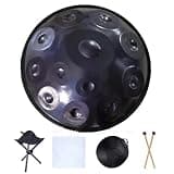 22 Inch 9 10 12 14 Notes Steel Tongue Drum Handpan Meditation Percussion Instruments Steel (12 Notes)