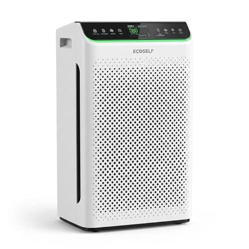 Air Purifiers for Home Large Room, Cover Up to 4800 Ft² with True HEPA Filter, Gloss white, HAP610 PR