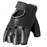 Milwaukee Leather Women’s Fingerless Leather Motorcycle Gloves