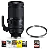 Tamron 150-500mm f/5-6.7 Di III VC VXD Lens for Full Frame Sony E Mirrorless Camera with Corel OEM Photo Video Art Suite Software Kit Tiffen 82mm UV Protector Filter & 64GB SDXC Memory Card Bundle Kit
