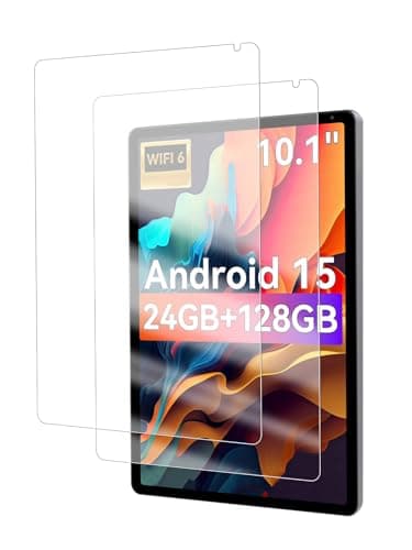 ZBAGUG Screen Protector for URAO C107 (10.1-Inch) Android 15 Tablet, 9H tempered glass, drop-proof, scratch-proof, bubble-free, 2 Pack.