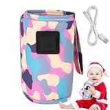 USB Bottle Warmer,3-speed Temperature Adjustable USB Milk Heat Keeper | Nursing Bottle Warmer Pouch for Driving Camping, Travel Care