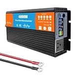 48V to 110V 3000W 4000W 5000W Pure Sine Wave Inverter DC to 120V 240V AC Converter, High Efficiency for Home, RV, Truck, Off-Grid Solar