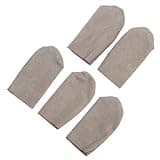 LALAFINA 5pcs Ultra-Thin Silver Fiber Finger Sleeves for Gaming, Comfortable Screen Touch Finger Covers with Anti-Sweat Feature, for Mobile Phone Game Playing