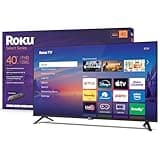 Roku Smart TV 2026 – 40-Inch Select Series, 1080p Full HD LED TV – Roku TV with Voice Remote, Wi-Fi for Streaming Sports & Movies, Bluetooth Headphone Mode (Renewed)