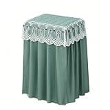 WAHHWF Lace-Edged Full-Cover Safe Cover, Small Medium Large Scratch-Resistant Safe Covers for Safes/Speakers/Humidifiers/Washing Machines(Green,18.9x16.5x31.5inch/48x42x80cm)