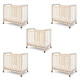 Foundations SafetyCraft Compact Wooden Crib Clearview, 5-Pack