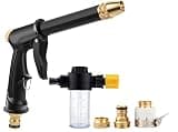 Jet Nozzle Power Washer for Garden Hose, 2026 New 4 Mode Pressure Washer Wand with Soap Dispenser and Quick Connectors for Car Washing Patio Driveway Outdoor Cleaning