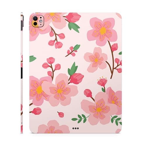 Skin Compatible with Apple iPad Pro 13 (M4) 2024 - Lilies in Bloom - Premium 3M Vinyl Protective Wrap Decal Cover - Easy to Apply | Crafted in The USA by MightySkins