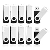 64GB Flash Drive KOOTION 10 Pack USB 2.0 Flash Drive 64GB USB Flash Drives Thumb Drive Jump Drives Keychain Memory Stick Black