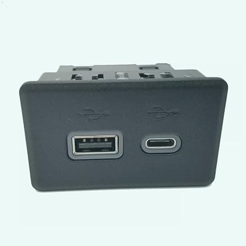 New Car Universal and -C Ports Receptacle Black for Fit for 2019-2022 for Cadillac for Escalade XT4 for Chevy Silverado for Suburban for Tahoe for Fit for GMC for Sierra for 13529873 13540938 13512381