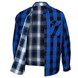 Milwaukee Motorcycle Clothing Co. Men's Reversible Flannel Shirts