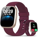 Smart Watch for Women, 1.95" HD Touchscreen Fitness Tracker with Bluetooth Calling, Fitness Watch with 110+ Sports Modes/Heart Rate/Sleep Monitor, IP68 Waterproof Smartwatch for Android iOS