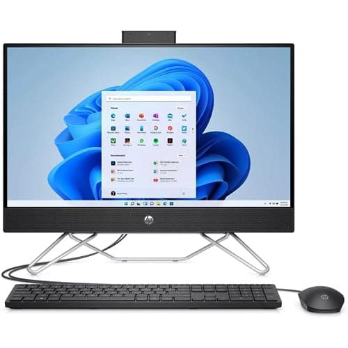HP All-in-One 24-CB100 Desktop 23.8-inch FHD(1920x1080) IPS Display 12th Intel i7-1255U Intel Iris Xe Graphics16GB DDR4 1TB SSD + 1TB HDDRealtek 1080p HD Camera Win10 Home w/ONT 32GB USB
