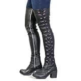 Milwaukee Leather Soft Leather Leggings/Short Chaps For Riding In Style
