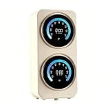 Compact Mini Washing Machine, Dual-Tank Underwear Washer Dryer, Wall Hanging, Gray(White Wall)