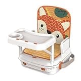 Booster Seat, Folding Feeding Highchair, Easy to Clean Dining Chair, Comfortable Portable Seat for Meals and Playtime, Travel, Kitchen, Home, Boys, Girls
