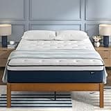 QMDJECKERO 2 10 Inch Comfort Support Hybrid Mattress [New Version], King, Fiberglass Free, Medium Plush, Motion Isolation, Certified Safe Foams & Fabric, Mattress in A Box