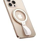 andobil [2026 Unrivaled Stability] Magnetic Phone Grip Holder for MagSafe Ring Stand Holder Kickstand Compatible with MagSafe Accessories for iPhone 17 Air 16 Pro Max Plus 15/14/13/12&Android,Rosegold