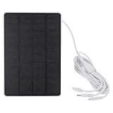 CHILDWEET 3w Type-c Solar for Doorbell Monocrystalline with Ip65 Waterproof Rating, Sturdy Design, and Easy Installation Featuring USB, and Dc for Outdoor Applications
