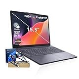 Lenovo IdeaPad Slim 3 15.3" FHD+ Touchscreen Laptop, Latest Gen AMD Ryzen 7 170(＞i5-13420H), Radeon 680M Graphics, 32GB DDR5, 1TB SSD, Wi-Fi 6, Numeric Keypad, Windows 11Pro, Grey, w/PCO Cooler