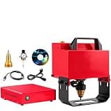 DmqChry Pneumatic Dot Peen Marking Machine, 0.01-1mm Pneumatic Marking Machine with Pressure Regulator, Tabletop Handheld, for Letters, Serial Numbers, VIN Code, Date, Graphics, Etc B