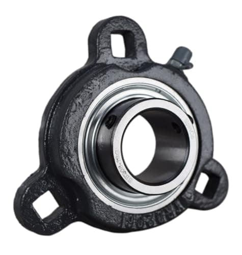 Industrial Bearings, Roller Bearings, Belts & Mechanical Components - 1-3/16" Three Bolt Flange Bearing SBTRD206-19G, FHSF3X206-19G, VF3S-119 56A709