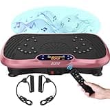 AXV Vibration Plate Fitness Platform Exercise Machine Vibrating Shaking Full Body Shaker Workout Vibrate Stand Shake Board Sport for Weight Loss Fat Burner for Gym Home Office