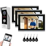 Video Doorbell WiFi Camera Wired Video Doorbell Intercom System 1080P Doorbell Camera Night Vision Human Detection 148° Wide Angle ID Unlock