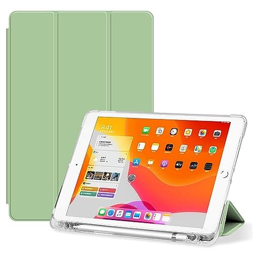 yixinA Case for Lenovo Tab P11 Pro (TB-J706F/716F) 11.5" Tablet Case,TPU Slim Cover Auto Wake/Sleep Smart Case w/Pencil Holder Shockproof Cover with Clear Back Shell(Matcha Green)