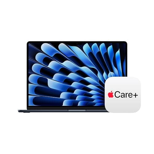 Apple 2026 MacBook Air 15-inch Laptop with M5 chip: Built for AI, 15.3-inch Display, 24GB Unified Memory, 1TB SSD, 12MP Center Stage Camera, Touch ID, Wi-Fi 7; Midnight with AppleCare+ (3 years)