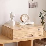 ntumLeap Wooden Desk File Cabinet with Lockable Drawers,Multi-Layer Storage Box,1/2/3/4 Tier Options -Office Supplies,Desktop,B-1 Drawer