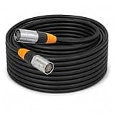 AMIMA Shielded CAT6A Ethercon Cable (150 Feet) Professional Audio & Lighting RJ45 EtherCON-Compatible Cable for Studio, Stage, Live Events Silver Color