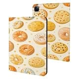 Watercolor Cookie Generic Tablet Case Compatible with IPad, Imitation Leather TPU Cover