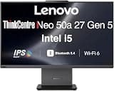 ME2 Customized PC, Created Using Lenovo ThinkCentre Neo 50a Business All-in-One 27" IPS FHD Display (Intel i5-13420H, 8GB/16GB/32GB/64GB DDR5, 512GB/1TB/2TB/4TB PCIe SSD, Intel UHD, Win 11 Pro)