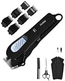 TCMKY Hair Clippers for Men Cordless&Corded Barber Clippers for Hair Cutting & Grooming Professional Hair Trimmer for Men Rechargeable Hair Trimmer Kit for Household(Black)