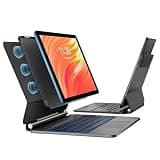 Anliuanliu Magic-Style for Amazon Kindle Fire HD10 13th Generation 2023 10.1-inch Case with Keyboard,Detachable Magnetic Cover 7 Colors Backlit Wireless Multi-Touch Trackpad & Pen Holder Black